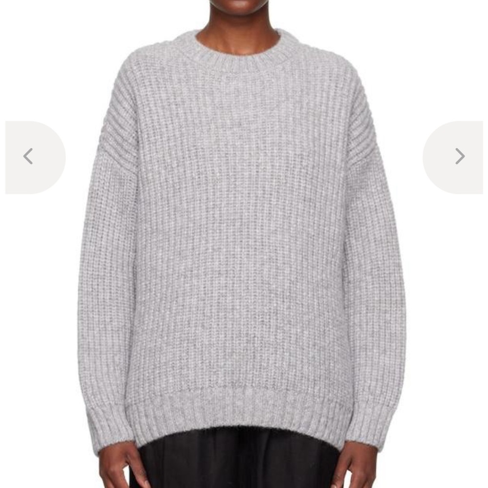 Anine Bing Sydney gray crewneck